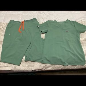 Figs Jade scrub set S/M